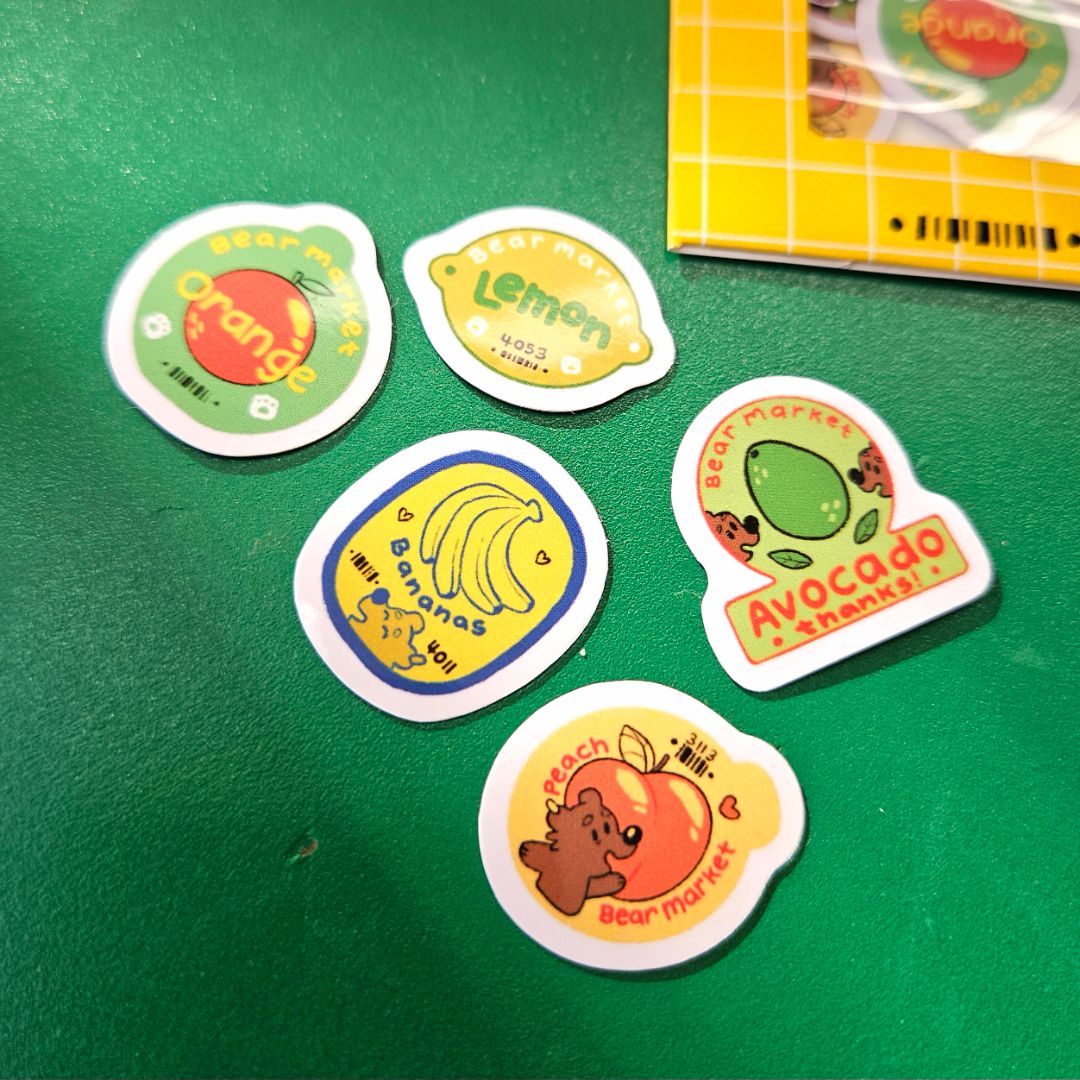 Bear Market Fruit Stickies