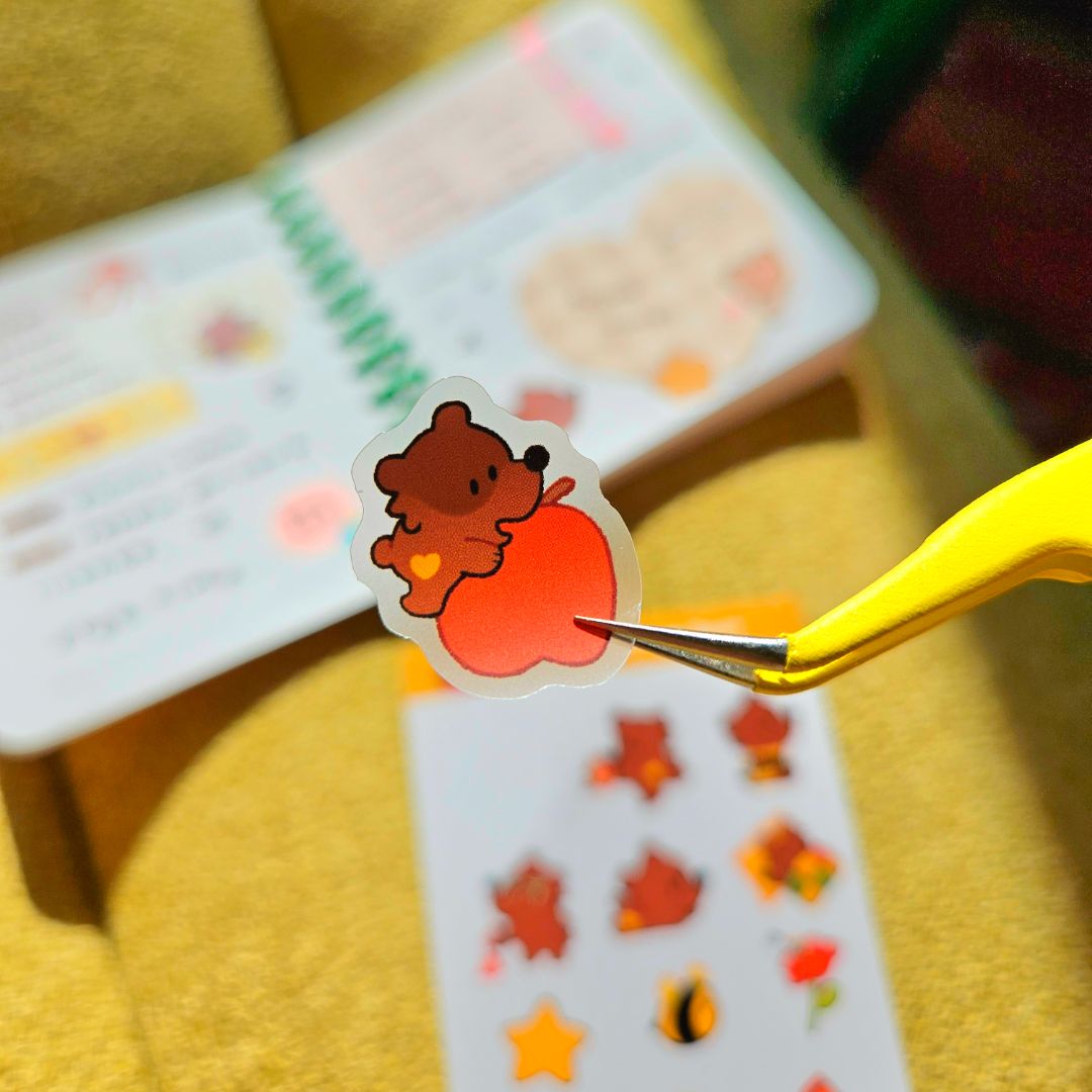 Bumble Bear Sticker Sheet