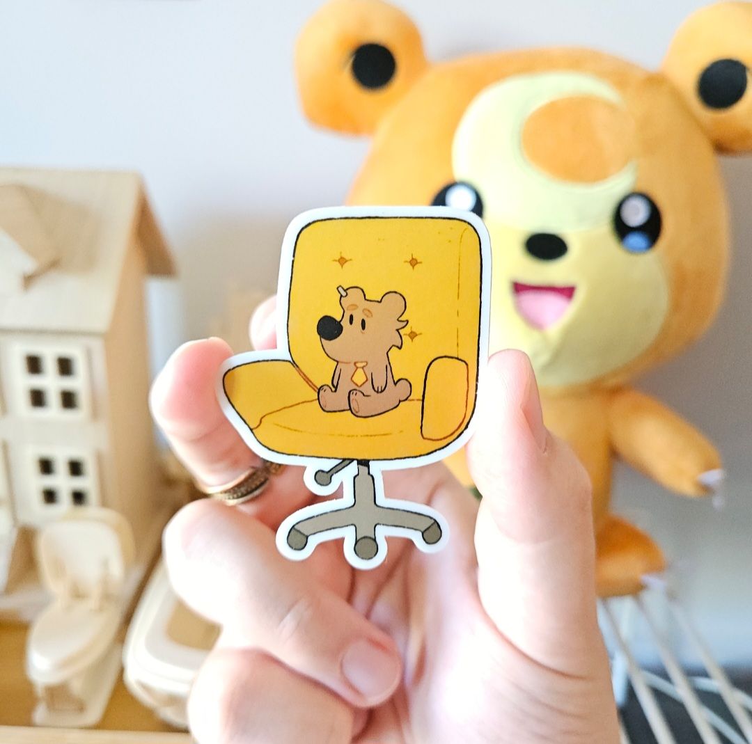Boss Bear Sticker