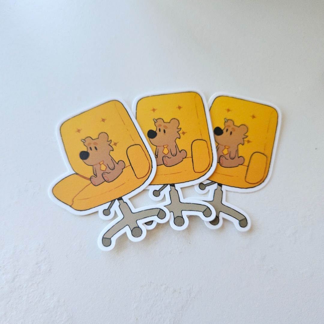Boss Bear Sticker
