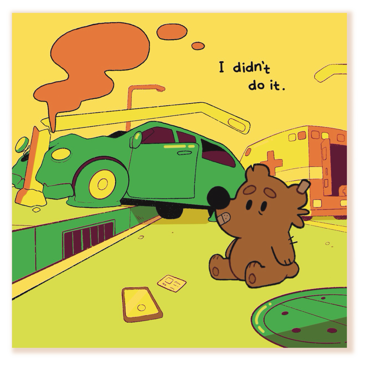 Crime Bear Mini Print