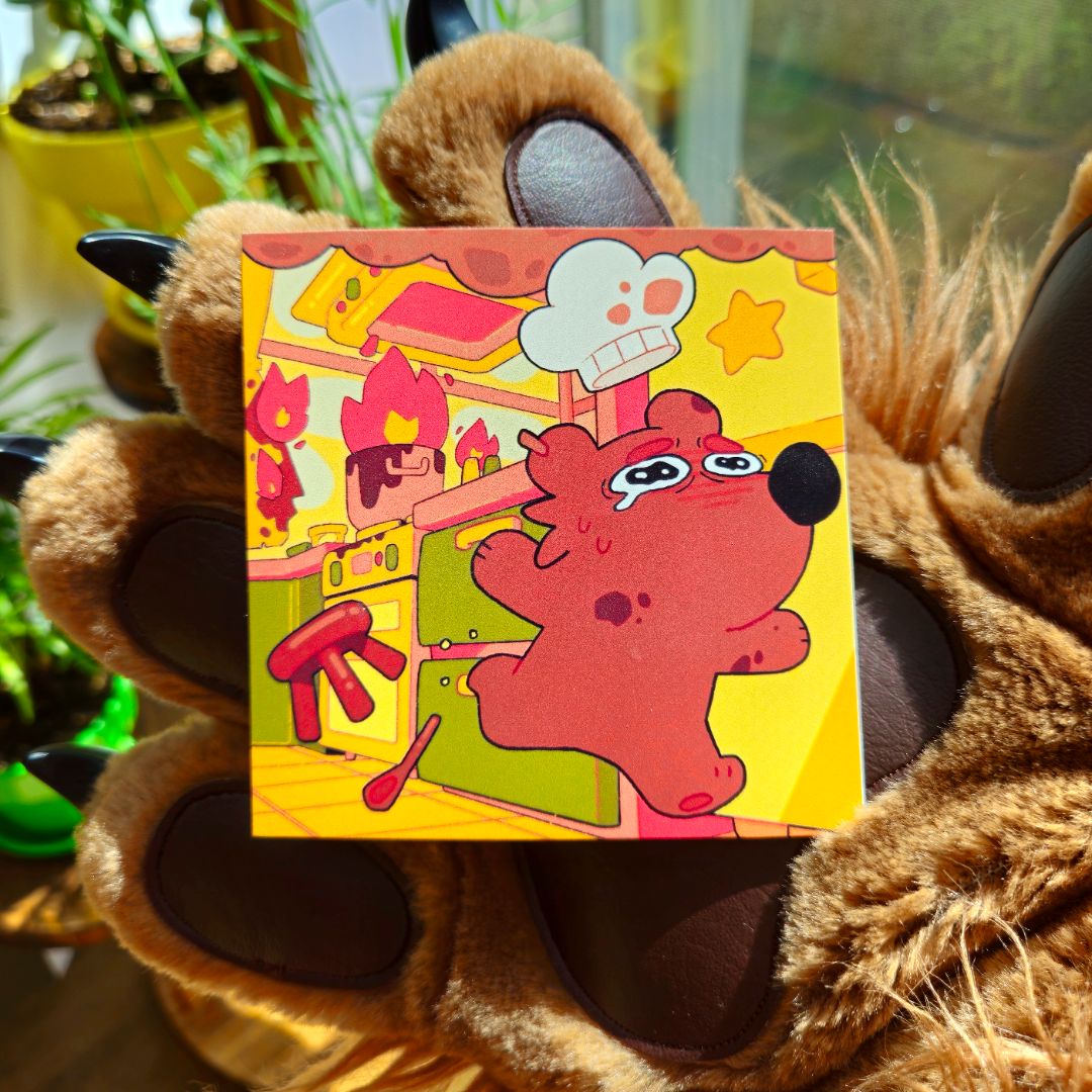 Chef Bear Mini Print