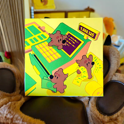 Retail Bear Mini Print