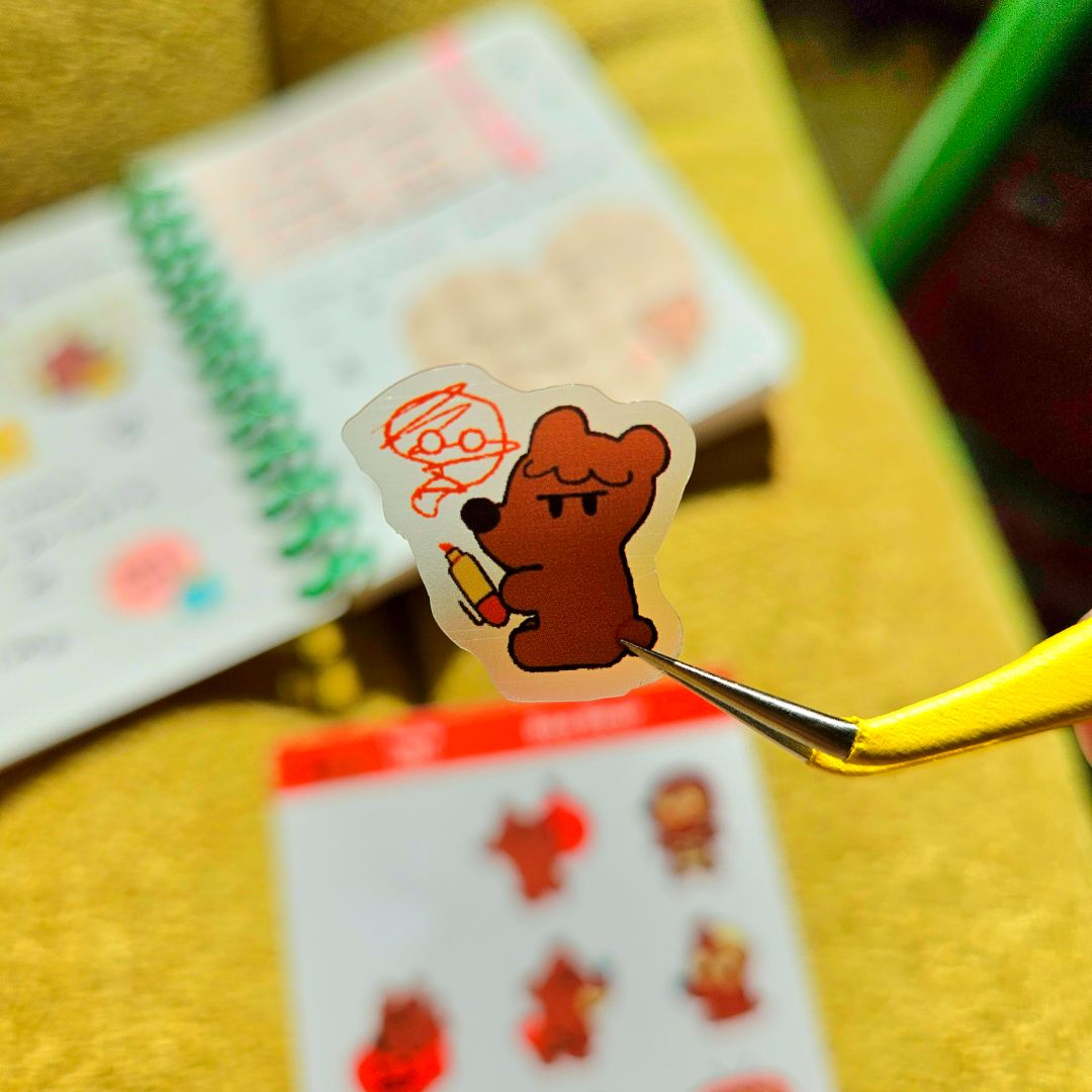 Boo Bear Sticker Sheet