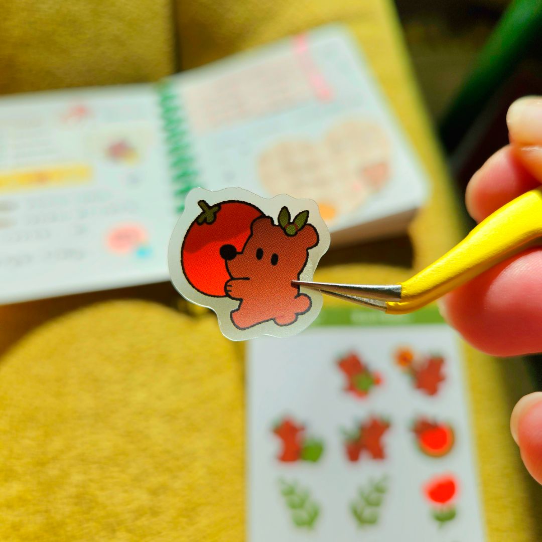 Basil Bear Sticker Sheet