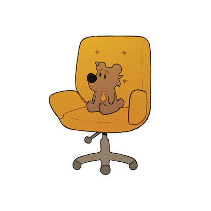 Boss Bear Sticker