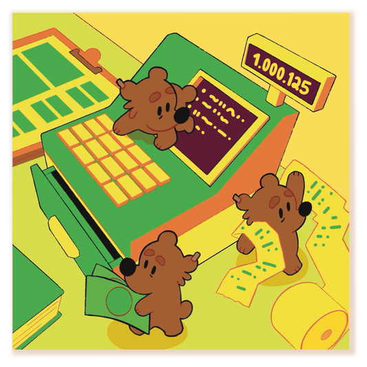 Retail Bear Mini Print