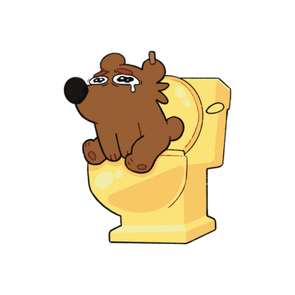 I.B.S. Bear Sticker