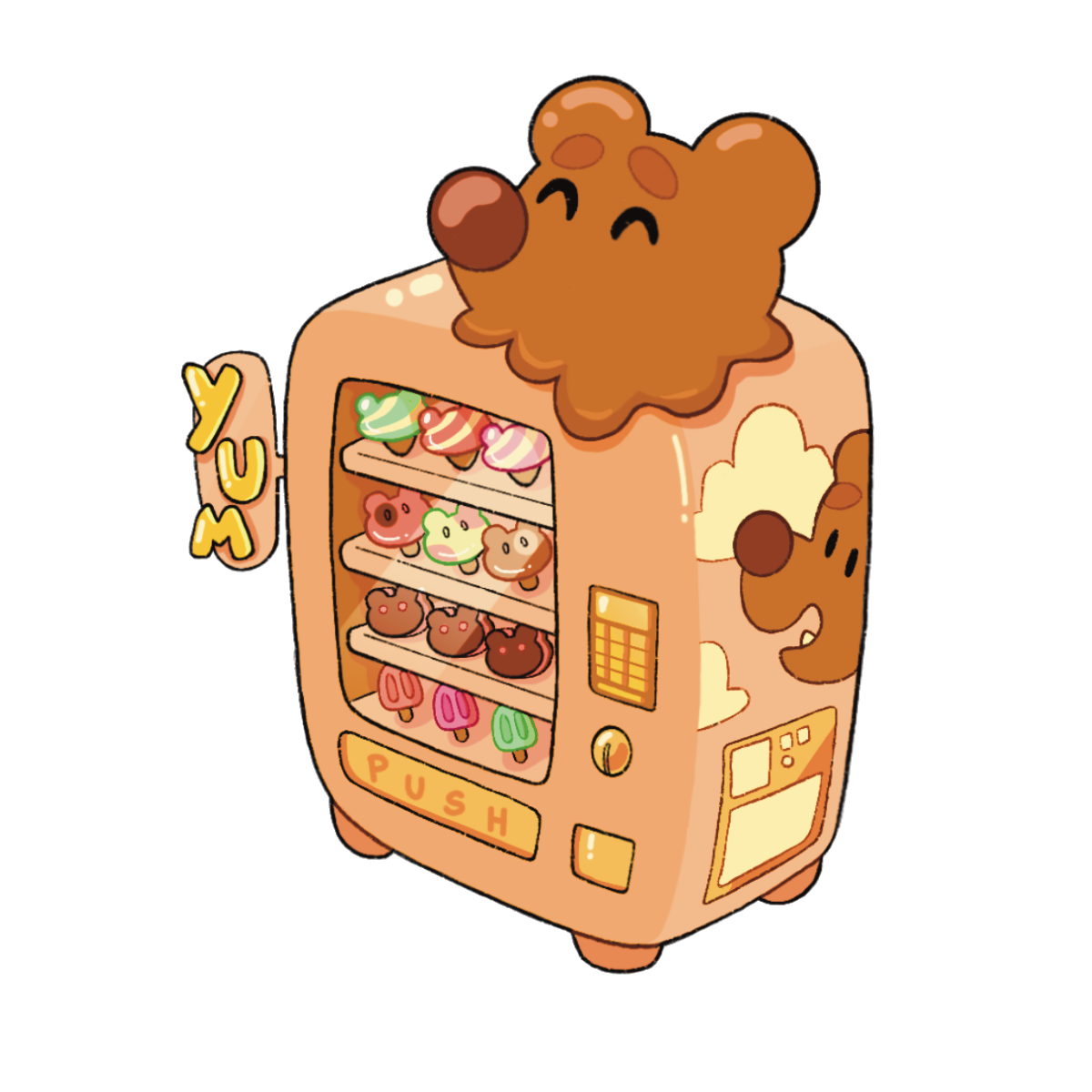 Sweet Treat Bear Sticker
